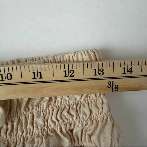 Free People Dunes All The Things Cream Cotton Boho Peasant Midi Skirt Sz S - Picture 5 of 7